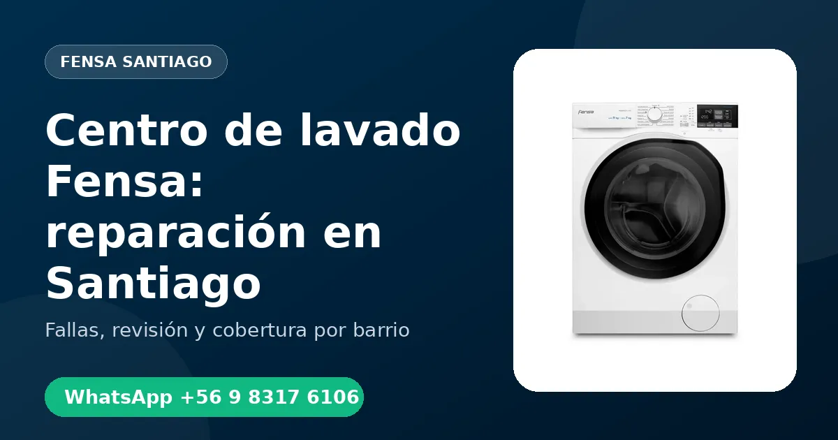 Centro de lavado Fensa en Pirque