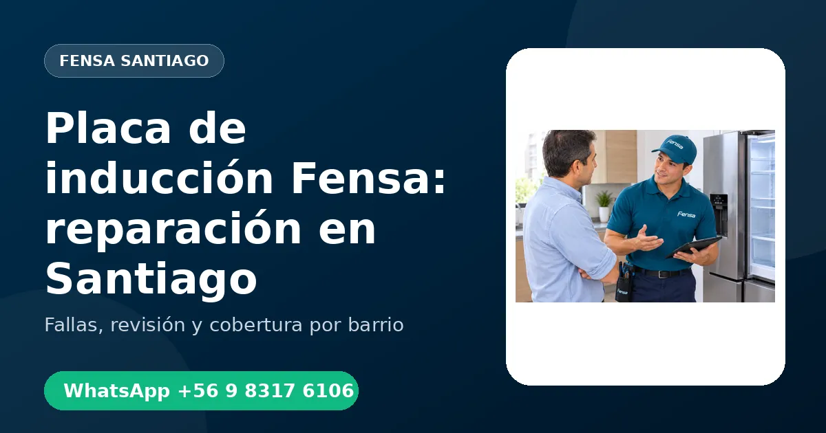 Placa de inducción Fensa en el Campus San Joaquín