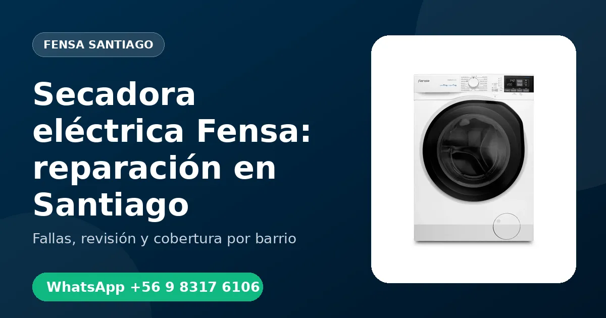 Secadora eléctrica Fensa en Pirque