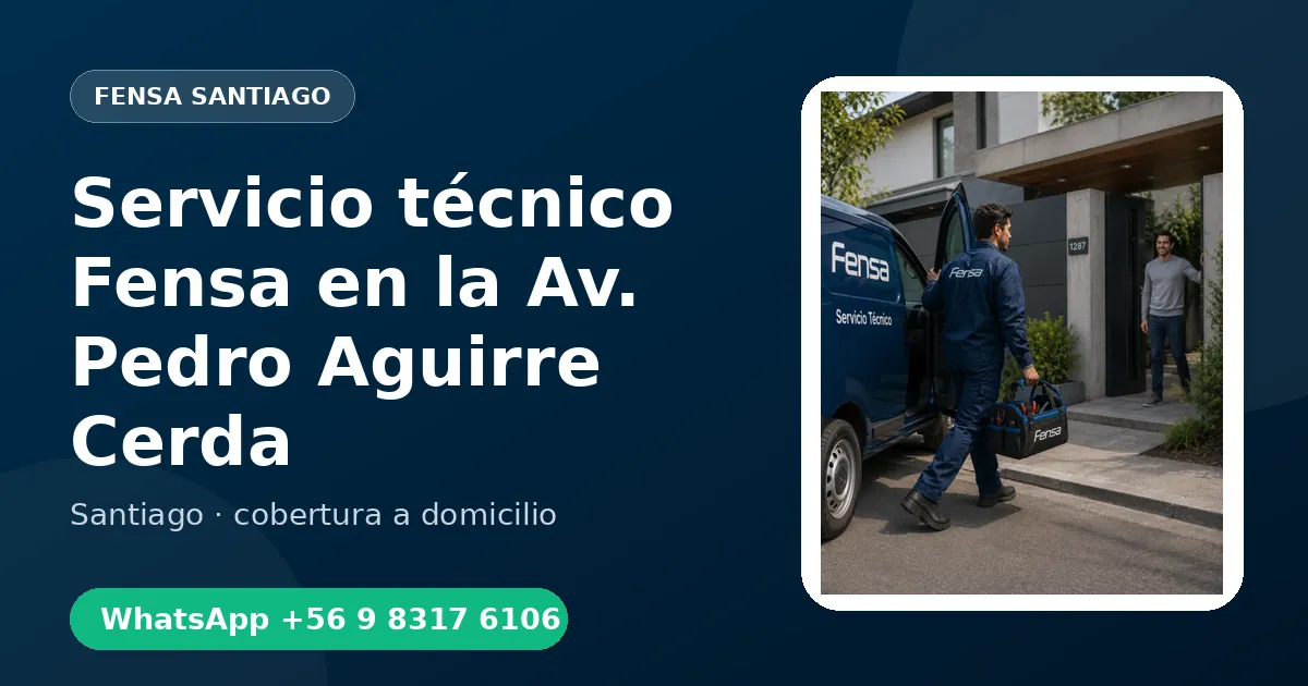 Mantenimiento Fensa en la Av. Pedro Aguirre Cerda
