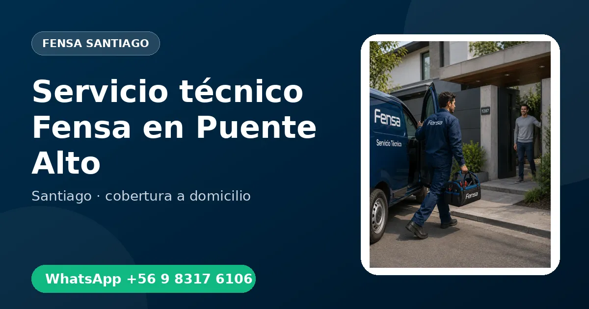 Mantenimiento Fensa en Puente Alto